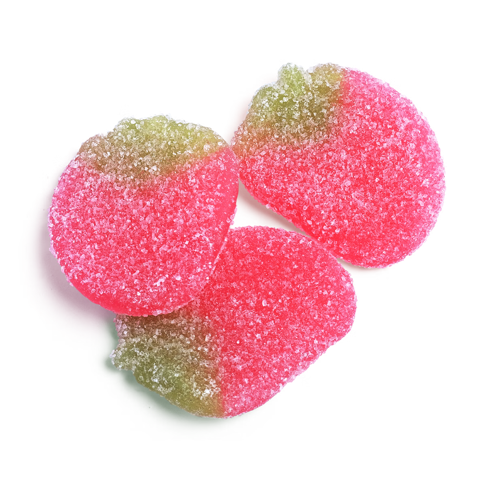 4oa Sweet Sugar Coated Strawberries - Lolly